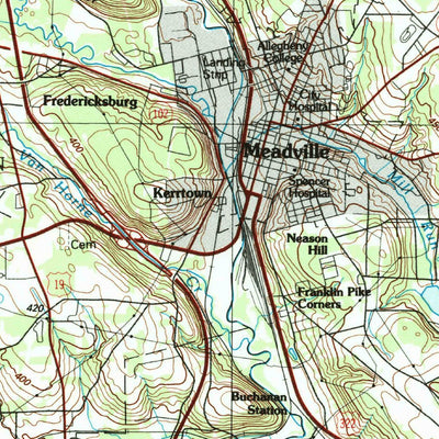 United States Geological Survey Ashtabula, OH-PA (1986, 100000-Scale) digital map