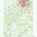 United States Geological Survey Ashtabula South, OH (1960, 24000-Scale) digital map