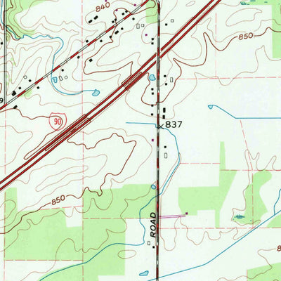 United States Geological Survey Ashtabula South, OH (1960, 24000-Scale) digital map