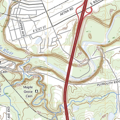 United States Geological Survey Ashtabula South, OH (2023, 24000-Scale) digital map