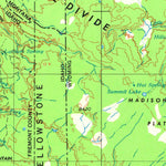United States Geological Survey Ashton, ID-WY-MT (1955, 250000-Scale) digital map
