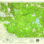 United States Geological Survey Ashton, ID-WY-MT (1958, 250000-Scale) digital map