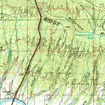 United States Geological Survey Ashton, ID-WY-MT (1989, 100000-Scale) digital map