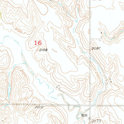 United States Geological Survey Ashton, NE (1953, 24000-Scale) digital map