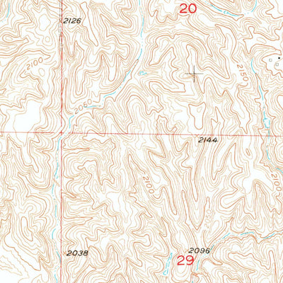 United States Geological Survey Ashton, NE (1953, 24000-Scale) digital map