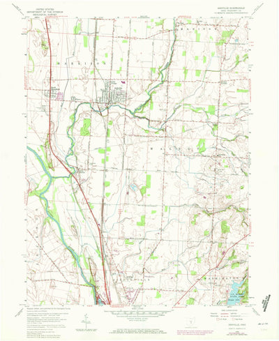 United States Geological Survey Ashville, OH (1958, 24000-Scale) digital map