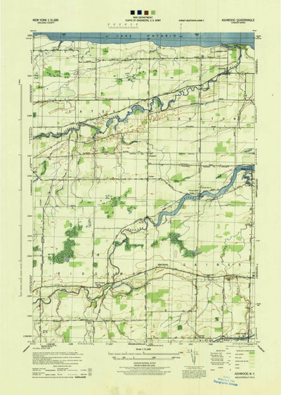 United States Geological Survey Ashwood, NY (1944, 31680-Scale) digital map