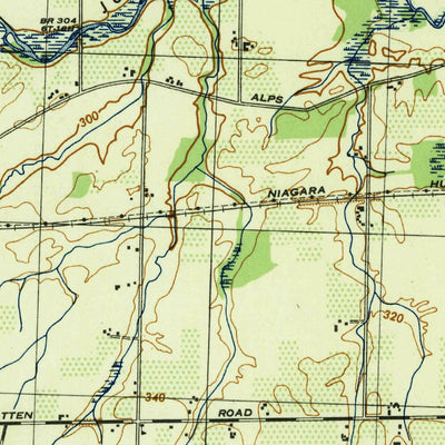 United States Geological Survey Ashwood, NY (1944, 31680-Scale) digital map