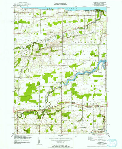 United States Geological Survey Ashwood, NY (1950, 24000-Scale) digital map