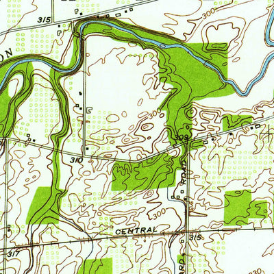 United States Geological Survey Ashwood, NY (1950, 24000-Scale) digital map