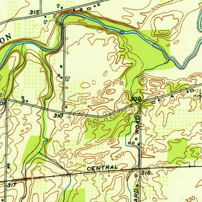 United States Geological Survey Ashwood, NY (1952, 24000-Scale) digital map