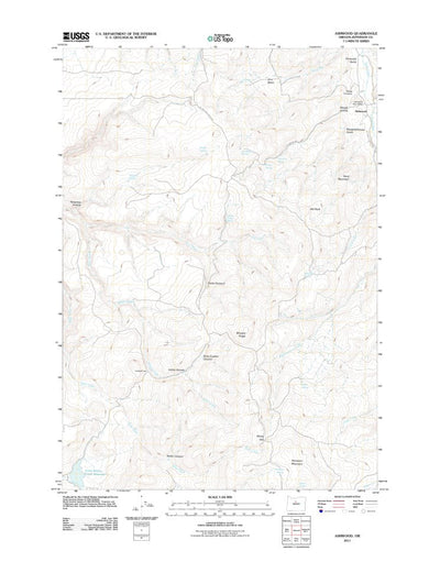 United States Geological Survey Ashwood, OR (2011, 24000-Scale) digital map