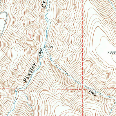 United States Geological Survey Asotin, WA-ID (1971, 24000-Scale) digital map