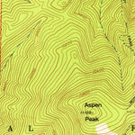 United States Geological Survey Aspen Basin, NM (1953, 24000-Scale) digital map