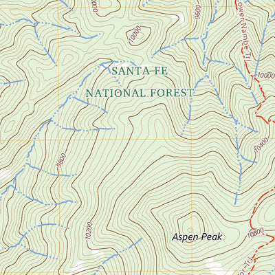 United States Geological Survey Aspen Basin, NM (2023, 24000-Scale) digital map