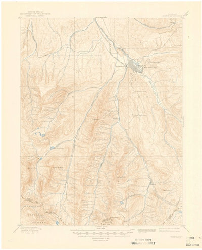 United States Geological Survey Aspen, CO (1895, 62500-Scale) digital map
