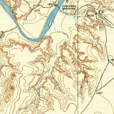 United States Geological Survey Aspermont, TX (1931, 62500-Scale) digital map