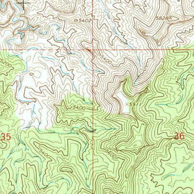 United States Geological Survey Asphalt Wash, UT (1968, 24000-Scale) digital map