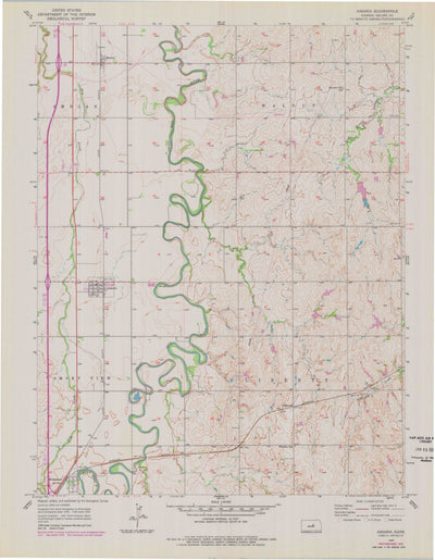 United States Geological Survey Assaria, KS (1955, 24000-Scale) digital map