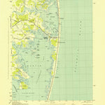 United States Geological Survey Assawoman Bay, MD-DE (1943, 31680-Scale) digital map