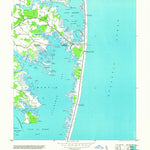 United States Geological Survey Assawoman Bay, MD-DE (1953, 24000-Scale) digital map