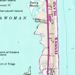 United States Geological Survey Assawoman Bay, MD-DE (1967, 24000-Scale) digital map