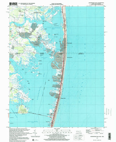 United States Geological Survey Assawoman Bay, MD-DE (1997, 24000-Scale) digital map
