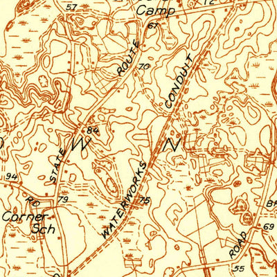 United States Geological Survey Assawompset Pond, MA (1937, 24000-Scale) digital map