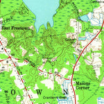United States Geological Survey Assawompset Pond, MA (1963, 24000-Scale) digital map