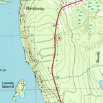 United States Geological Survey Assawompset Pond, MA (1997, 25000-Scale) digital map