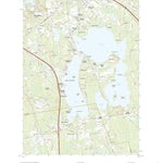 United States Geological Survey Assawompset Pond, MA (2021, 24000-Scale) digital map