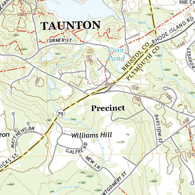 United States Geological Survey Assawompset Pond, MA (2021, 24000-Scale) digital map