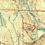 United States Geological Survey Assonet, MA (1943, 31680-Scale) digital map