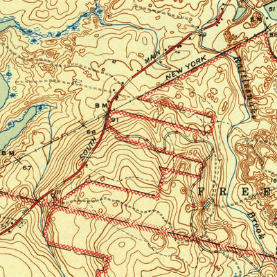 United States Geological Survey Assonet, MA (1943, 31680-Scale) digital map