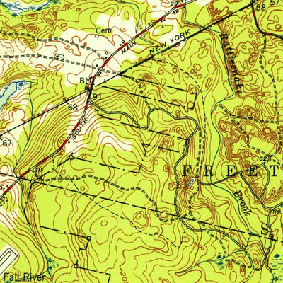 United States Geological Survey Assonet, MA (1951, 31680-Scale) digital map