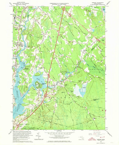 United States Geological Survey Assonet, MA (1963, 24000-Scale) digital map