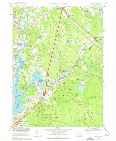 United States Geological Survey Assonet, MA (1977, 24000-Scale) digital map