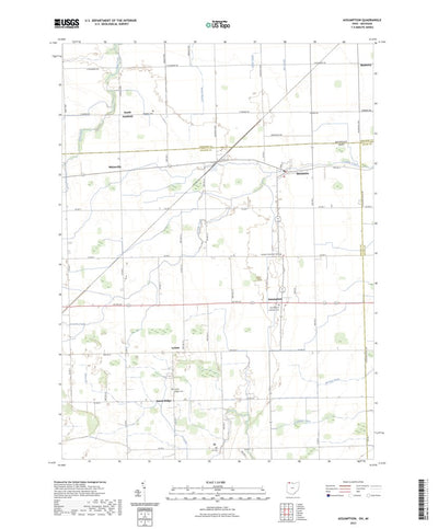 United States Geological Survey Assumption, OH (2023, 24000-Scale) digital map