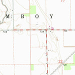 United States Geological Survey Assumption, OH-MI (1960, 24000-Scale) digital map