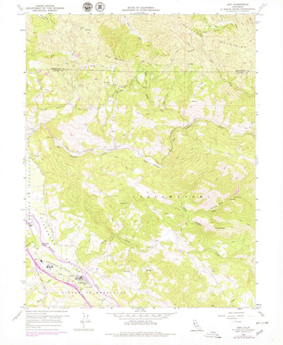 United States Geological Survey Asti, CA (1959, 24000-Scale) digital map