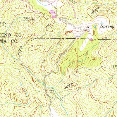 United States Geological Survey Asti, CA (1959, 24000-Scale) digital map