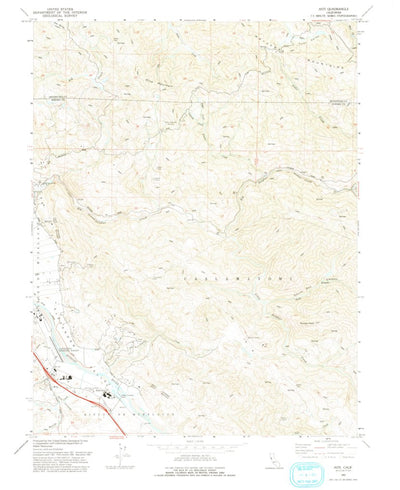 United States Geological Survey Asti, CA (1993, 24000-Scale) digital map
