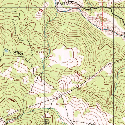 United States Geological Survey Asti, CA (1998, 24000-Scale) digital map