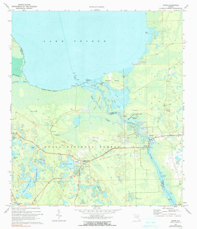 United States Geological Survey Astor, FL (1972, 24000-Scale) digital map