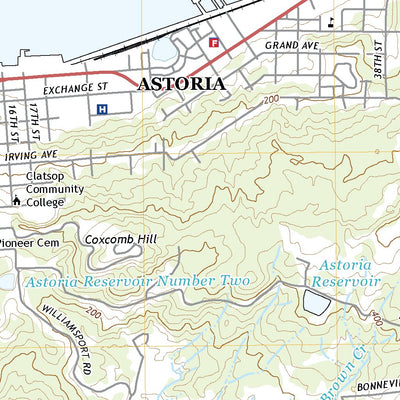 United States Geological Survey Astoria, OR (2020, 24000-Scale) digital map