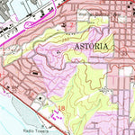 United States Geological Survey Astoria, OR-WA (1949, 24000-Scale) digital map
