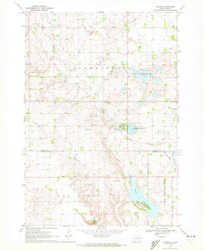United States Geological Survey Astoria, SD (1970, 24000-Scale) digital map
