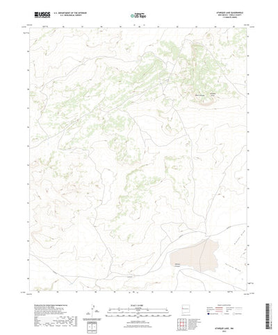 United States Geological Survey Atarque Lake, NM (2023, 24000-Scale) digital map
