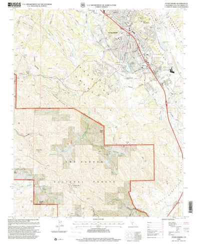 United States Geological Survey Atascadero, CA (1995, 24000-Scale) digital map