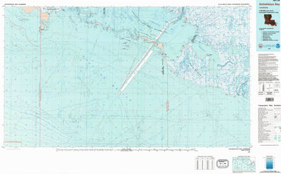 United States Geological Survey Atchafalaya Bay, LA (1983, 100000-Scale) digital map